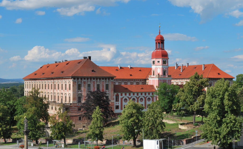 The Lobkowicz castle of Roudnice nad Labem,  near Ústí nad Labem, Czechia.