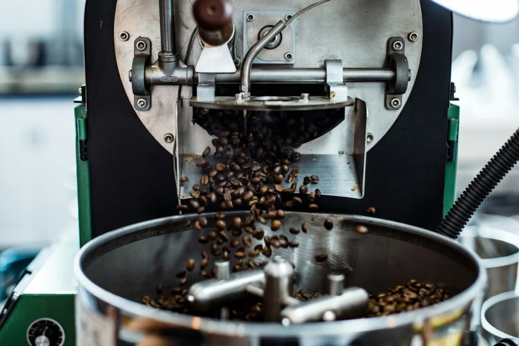 An industrial coffee machine