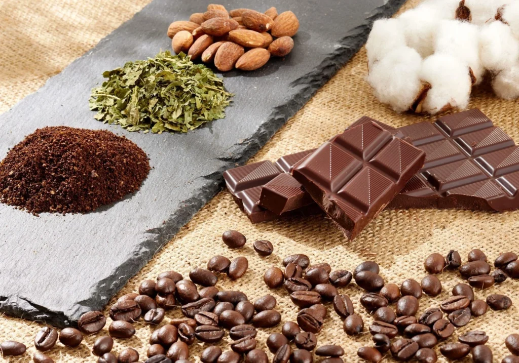 Ecuadorian chocolate on a table in Guayaquil, Ecuador