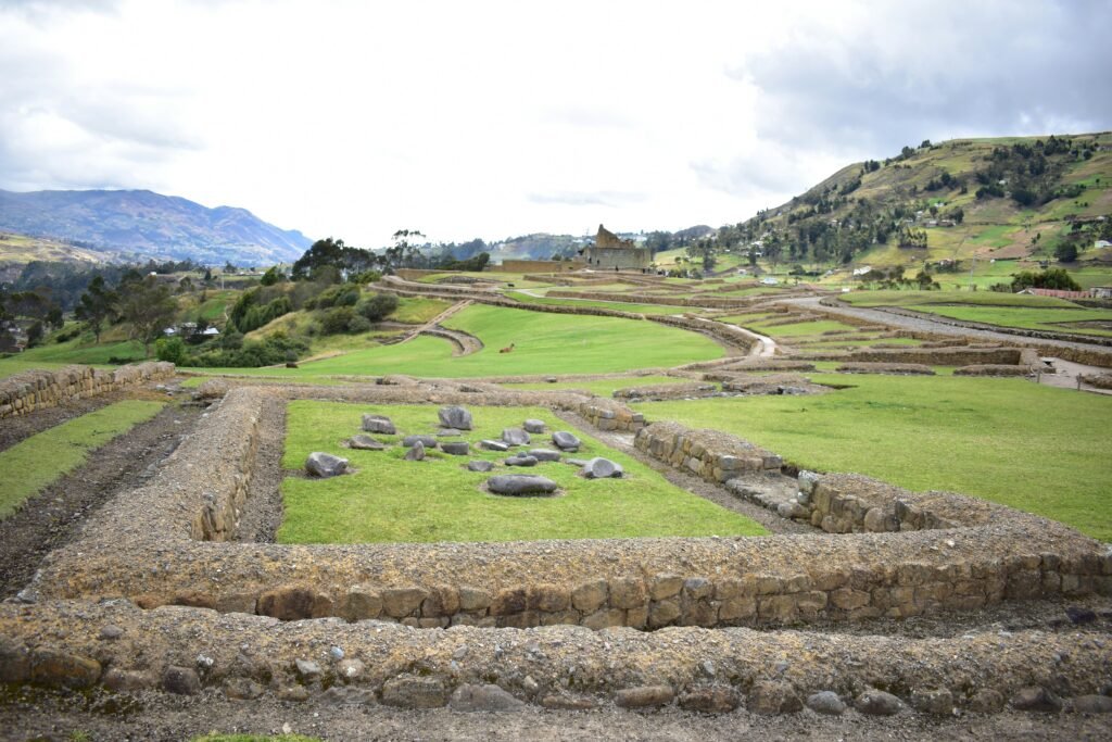 The Temple of the Sun in the ruins of Ingapirca, Ecuador