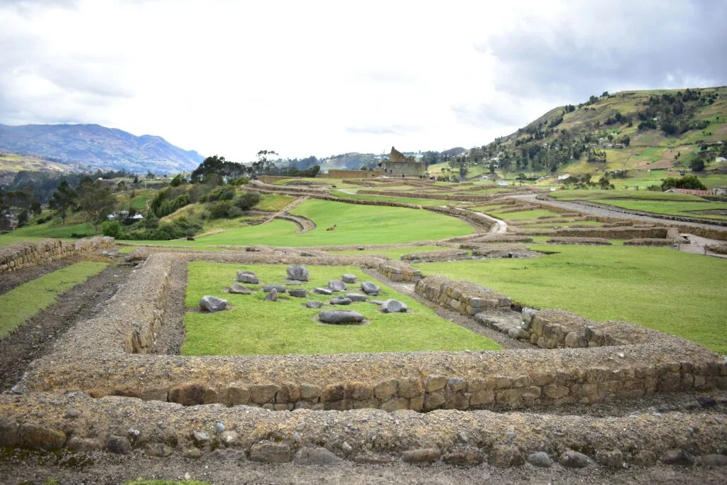 The Temple of the Sun in the ruins of Ingapirca, Ecuador