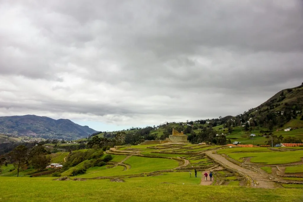 The Temple of the Sun in the ruins of Ingapirca, Ecuador